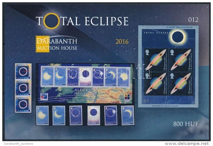 ** 2016 Total Eclipse (Napfogyatkozás) Angol NyelvÅ± Emlékív  (ssz.: 012) - Other & Unclassified