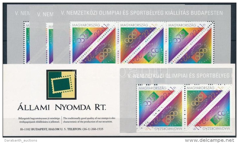 ** 1995 Olympiafila 3 Kisív + Bélyegfüzet (14.000) - Other & Unclassified