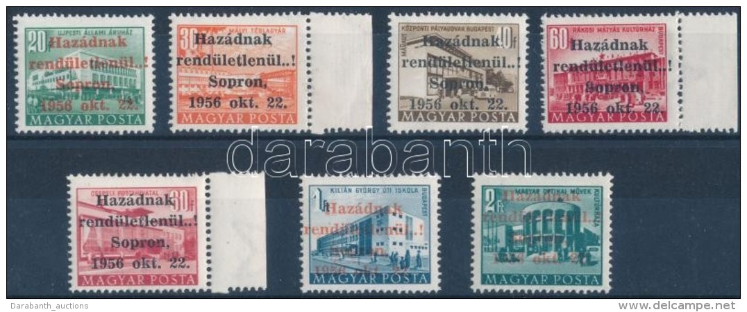 ** * 1956 Soproni Kiadás 7 értékes Sor (**12.000) - Other & Unclassified