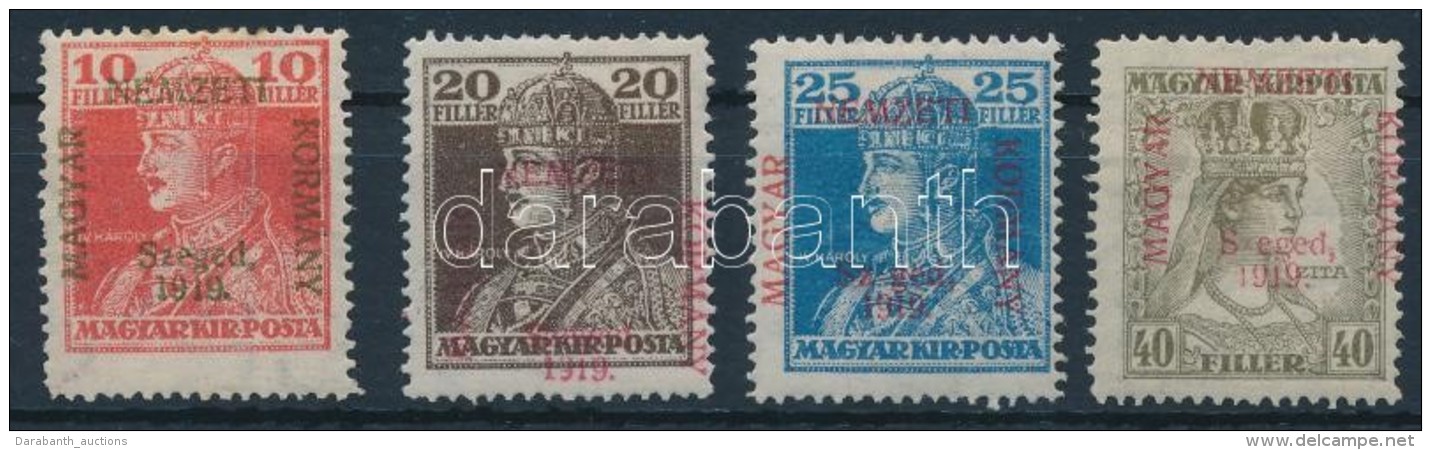 * Szeged 1919 Károly-Zita Sor Bodor Vizsgálójellel (11.500) - Autres & Non Classés