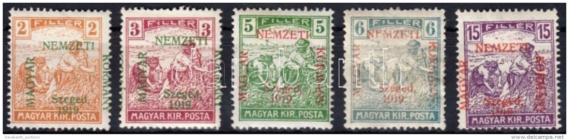 * Szeged 1919 Arató Sor Bodor Vizsgálójellel (9.100) - Autres & Non Classés