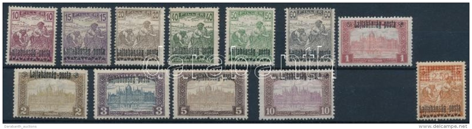 * Nyugat-Magyarország (III) 1921 Teljes Sor 2,5K/2f érték Kivételével, Bodor... - Autres & Non Classés