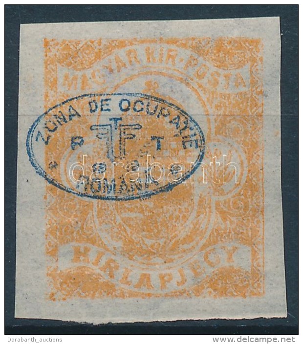 * Debrecen 1919 I Lemez / Plate I Hírlapbélyeg (40.000) / Newspaper Stamp. Signed: Bodor - Autres & Non Classés