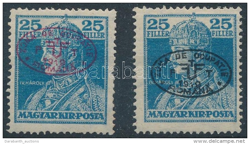* Debrecen I. 1919 2 Klf Károly 25f Bodor Vizsgálójellel (23.500) - Other & Unclassified