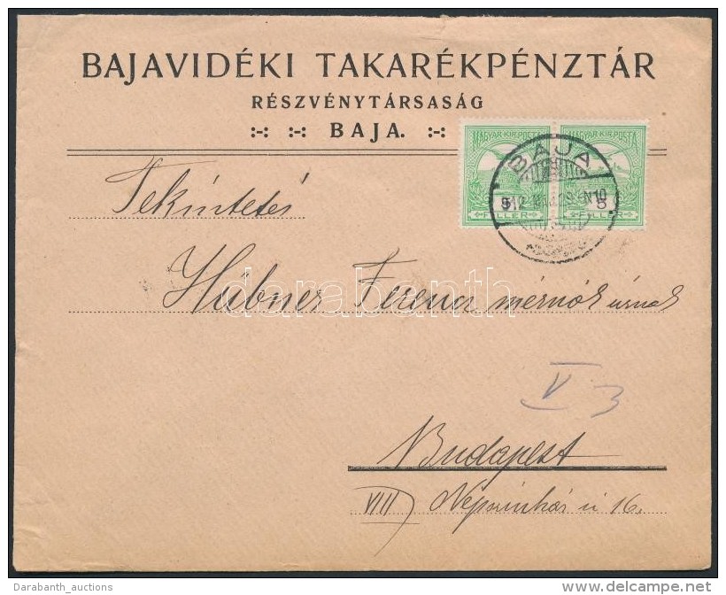 1912 Banklevél 'BAJA' - Budapest - Otros & Sin Clasificación