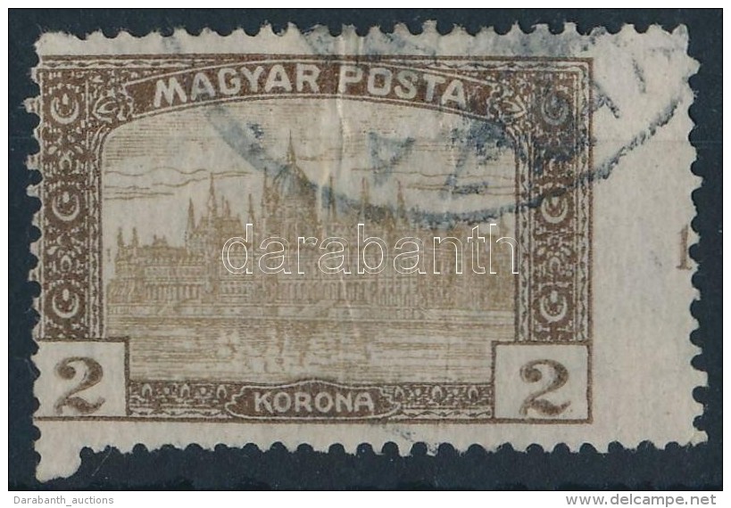 O 1919 Magyar Posta 2K Elfogazva - Other & Unclassified