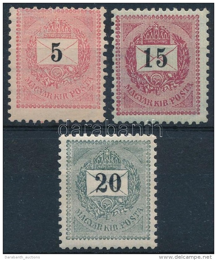 ** 1889 5kr, 15kr, 20kr (10.200) - Sonstige & Ohne Zuordnung