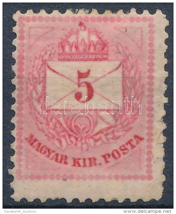 * 1874 5kr 11 1/2-es Fogazás (11.000) (foghiba / Short Perf., Betapadás / Gum Disturbance) (12.000) - Andere & Zonder Classificatie