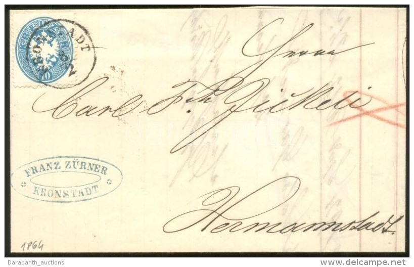 1864 10kr Távolsági Levélen (teljes Tartalommal) Friss Darab / On Cover (with Full Content)... - Andere & Zonder Classificatie