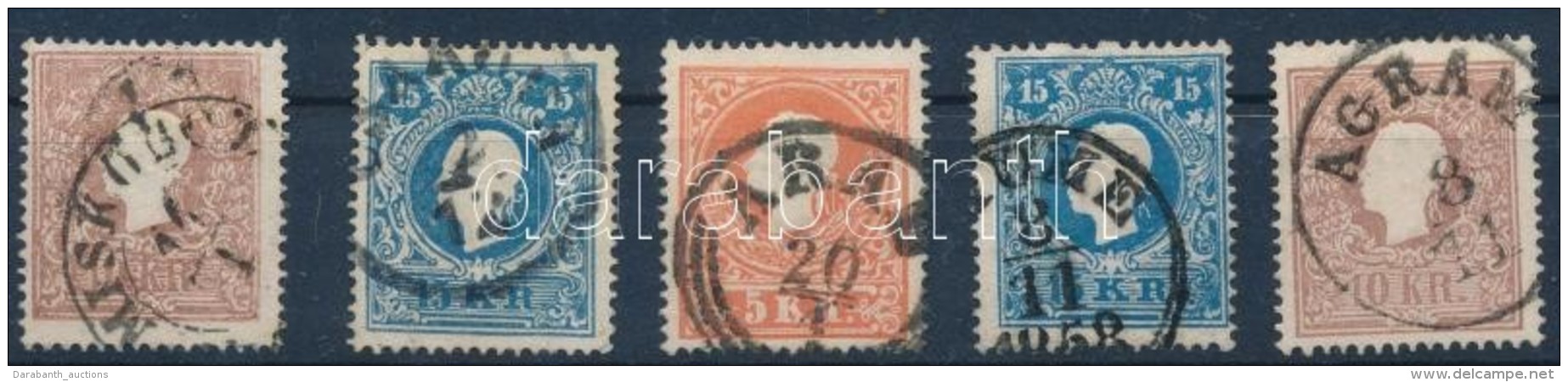 O 1858 5 Db I. Típusú Bélyeg - Sonstige & Ohne Zuordnung