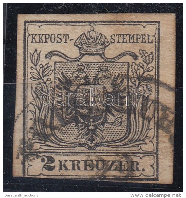 O 1850 2kr Fekete MP III. 'PRESSBUR(G)' - Andere & Zonder Classificatie