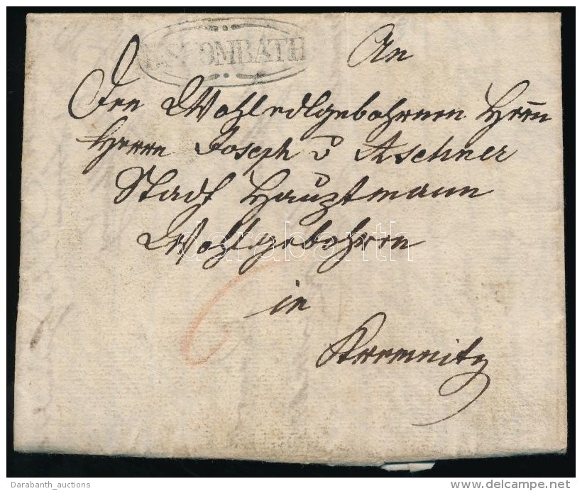 1835 Portós Levél ,,R:SZOMBATH' - Autres & Non Classés