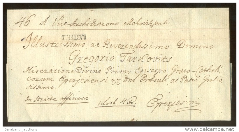 1830 Ex Offo 'BARTFELD' - Eperjes - Other & Unclassified