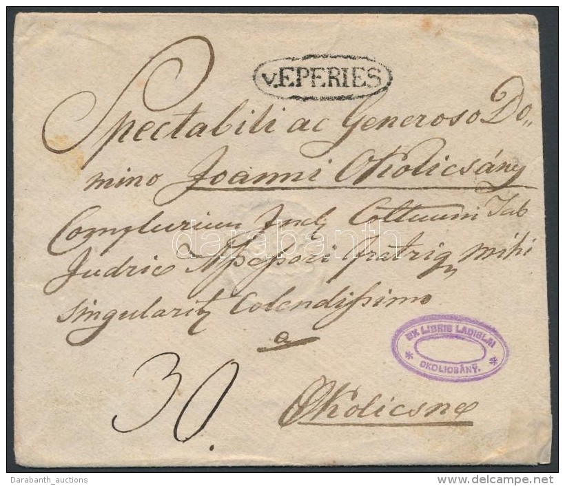 ~1820 Portós Levél 'v.EPERIES' - Okolicsna - Other & Unclassified