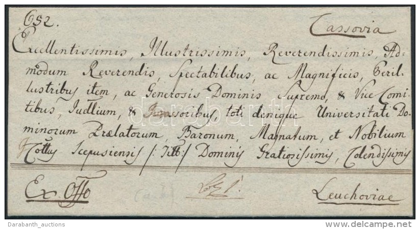 1816 Ex Offo Cassovia - Leuchoviae - Otros & Sin Clasificación