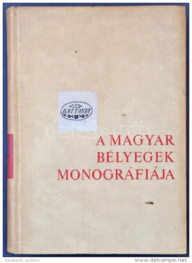 A Magyar Bélyegek Monográfiája I - Andere & Zonder Classificatie