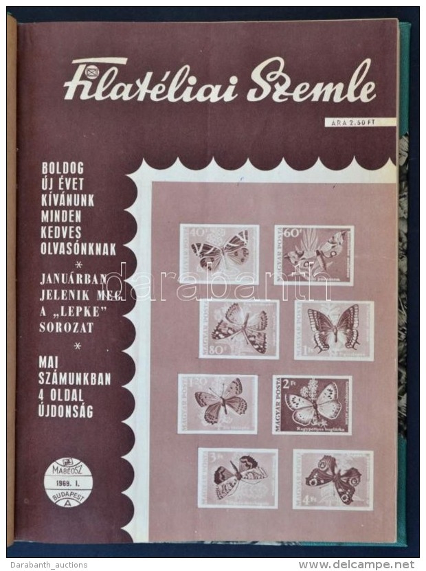 Filatéliai Szemle 1969 Teljes évfolyam LefÅ±zve - Andere & Zonder Classificatie