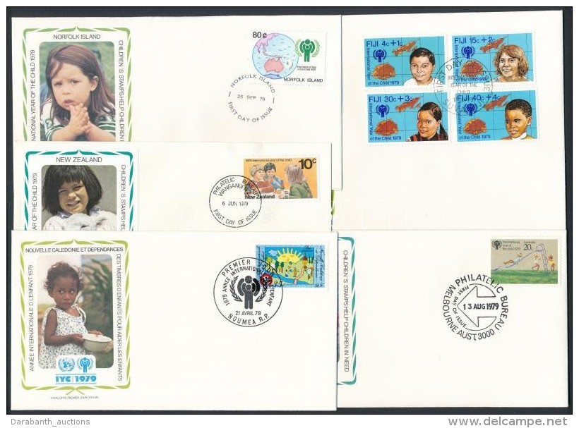 1979 Nemzetközi Gyermekév Motívum 7 Klf FDC - Autres & Non Classés