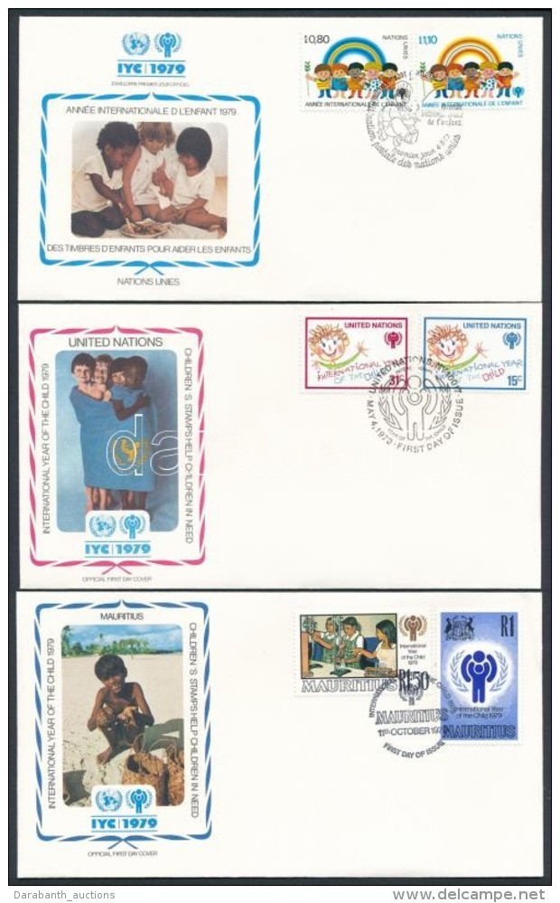 1979 Nemzetközi Gyermekév Motívum 6 Klf FDC - Andere & Zonder Classificatie