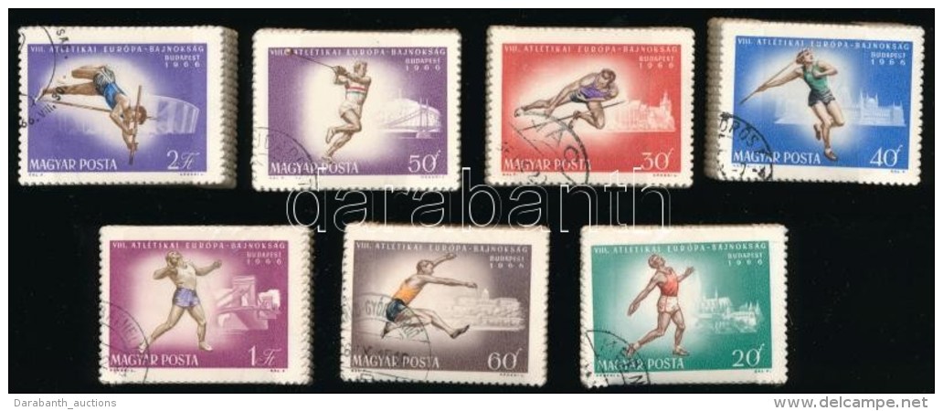 O 1966 Atlétika EB. (I) Sor 3Ft Nélkül Bündlikben (14.000) - Andere & Zonder Classificatie
