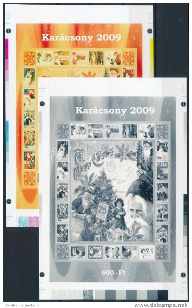 ** 2009/69 Karácsony Cromalin Emlékívpár (120.000) - Other & Unclassified