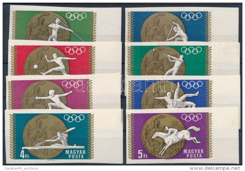 ** (*) 1969 Olimpiai érmesek (II.) Vágott ívszéli Sor (3.200) - Otros & Sin Clasificación