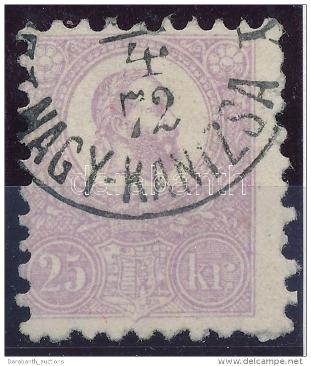 O 1871 KÅ‘nyomat 25kr 'NAGY-KANIZSA' Bélyegzéssel - Sonstige & Ohne Zuordnung