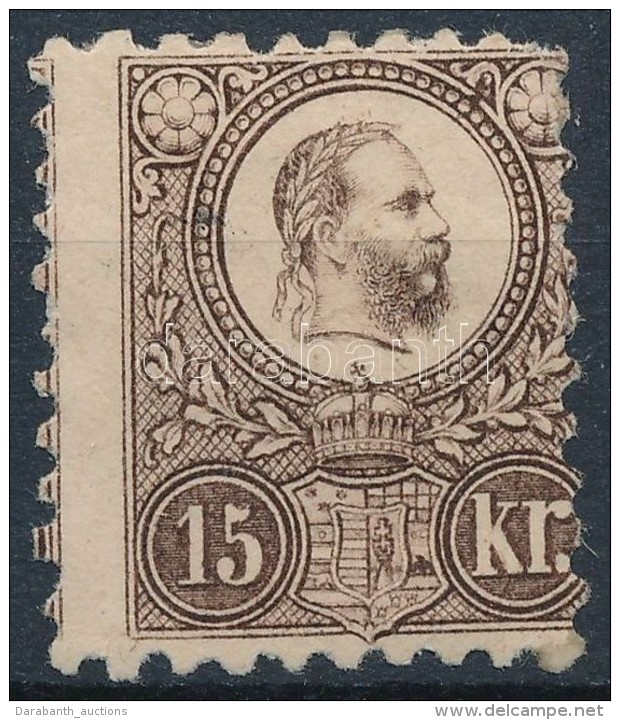 (*) 1871 Réznyomat 15kr (*110.000) (rövid Sarokfog / Short Cornes) - Other & Unclassified