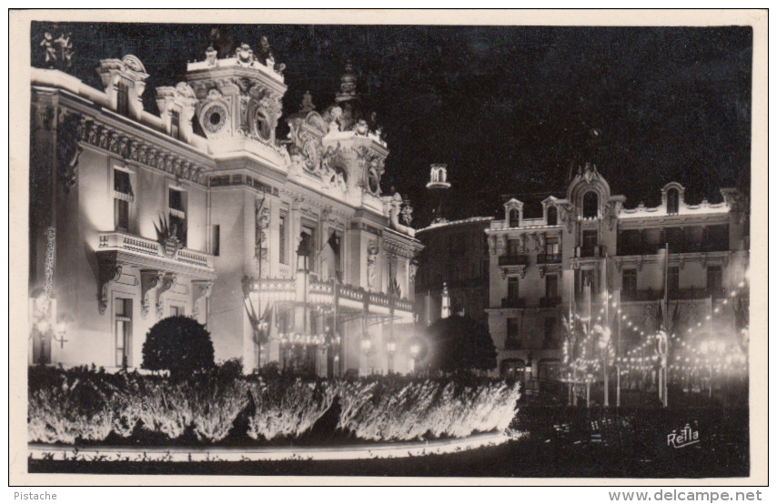 Real Photo B&W - Monaco Monte-Carlo - Casino - Edition Rella - 2 Scans - Casino