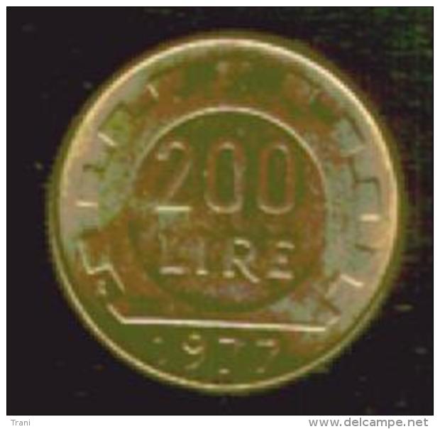 DUECENTO LIRE - LAVORO - Anno 1977 - 200 Liras