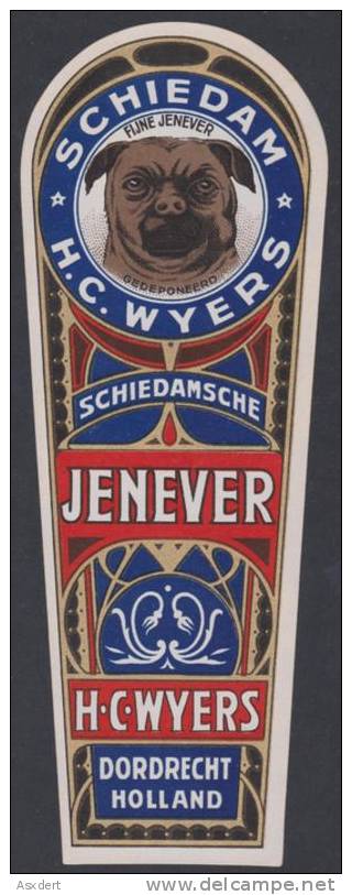 Schiedam Genever / Distilleerderij - Jenever - H.C. Wyers - Dordrecht / Nederland - Alcohols & Spirits