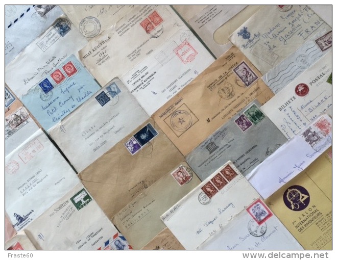Lot De 50 Envelopes  Timbrées De Divers Pays   Années 50/60/70 - Autres - Europe