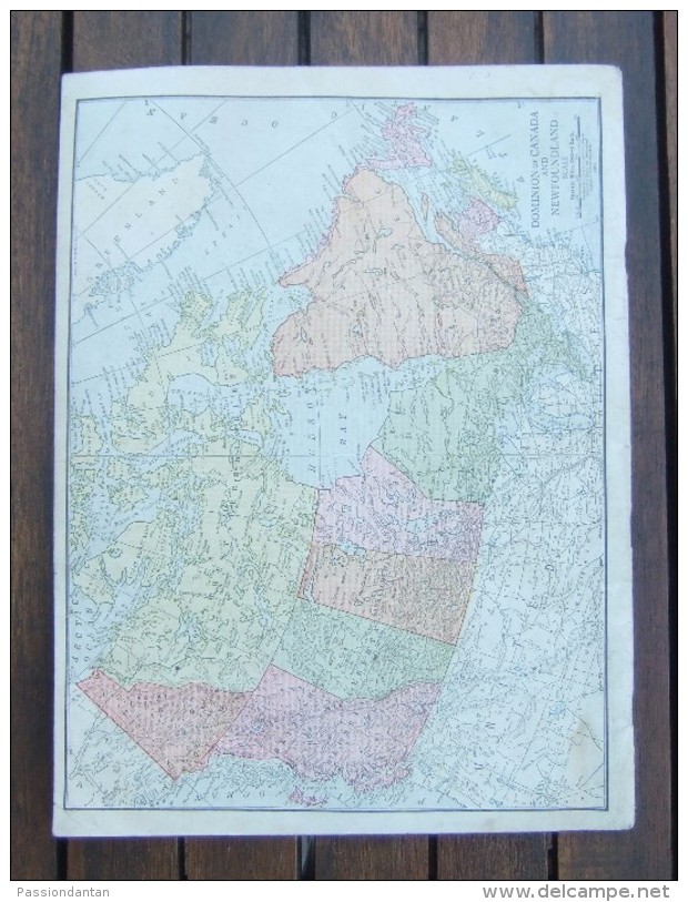 Atlas du Canada daté de 1912