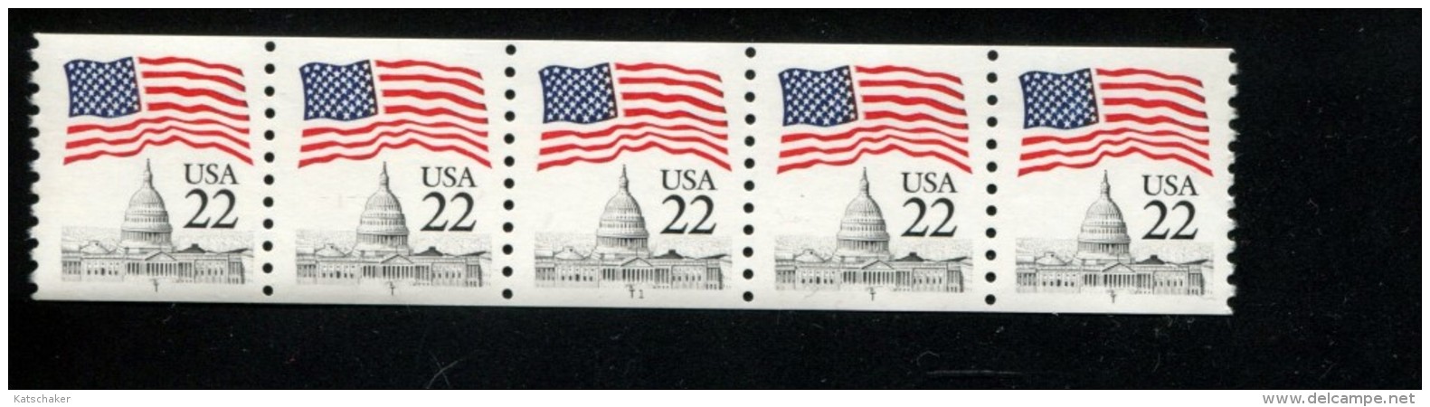 USA 1987 POSTFRIS MINTNEVER HINGED POSTFRISCH NEUF SCOTT 2115C PCN5 1 - Coils (Plate Numbers)