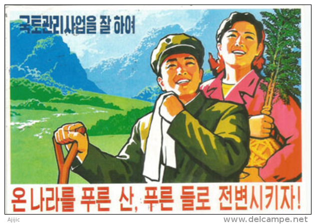 CORÉE Du NORD, EXPO UNIVERSELLE MILAN 2015,carte Postale Du Pavillon Nord-Corén (DPRK), Adressée ANDORRA - Corea Del Norte