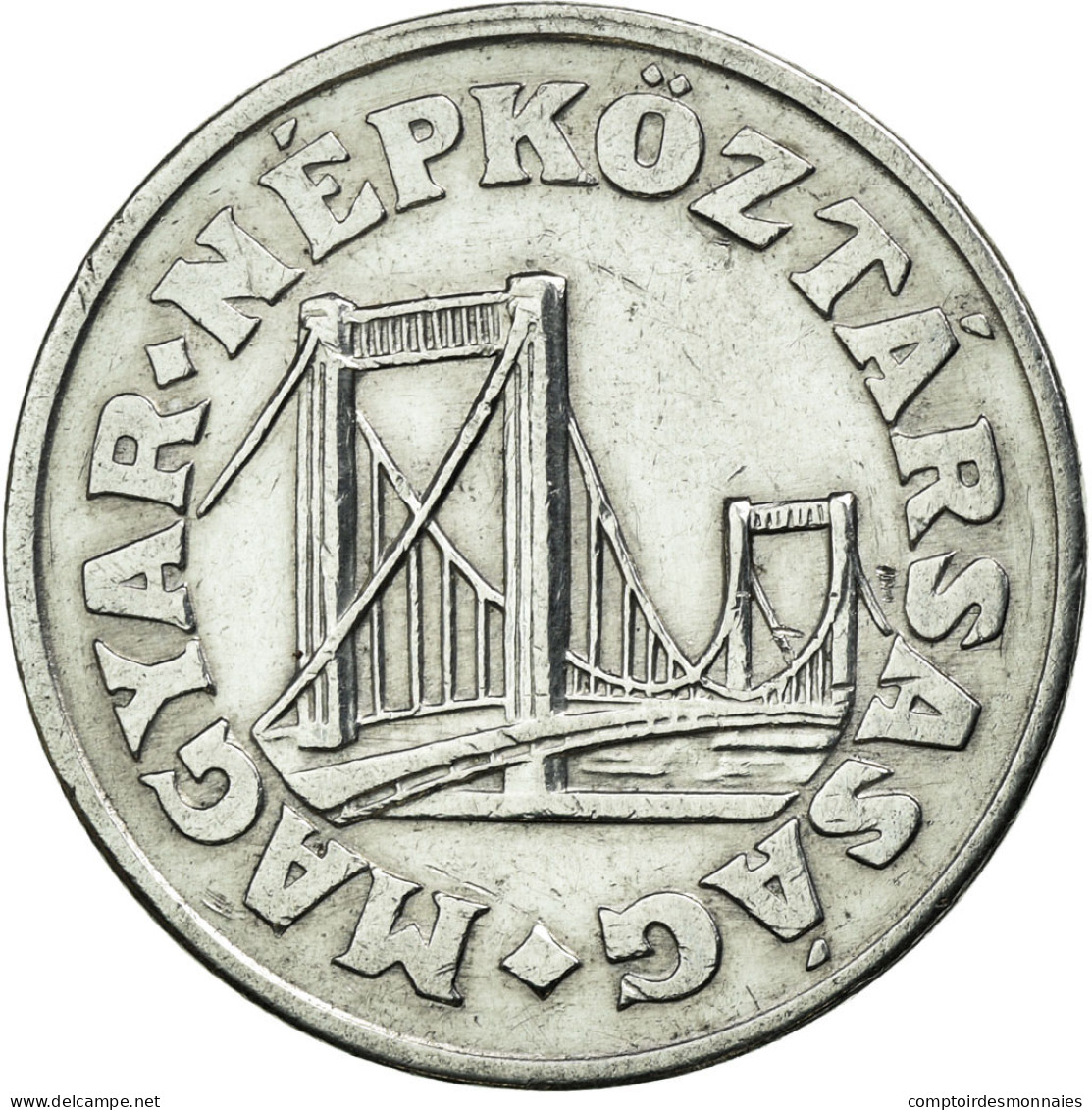 Monnaie, Hongrie, 50 Fillér, 1975, Budapest, TTB, Aluminium, KM:574 - Hungría