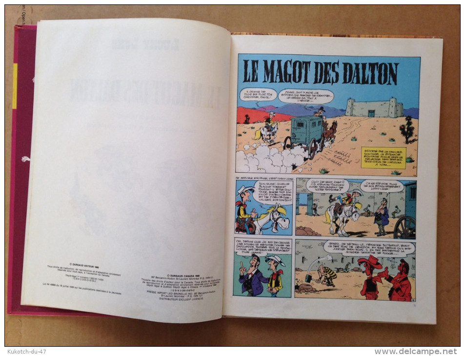 BD Lucky Luke - Le Magot Des Dalton - Morris (E.O.) - Lucky Luke