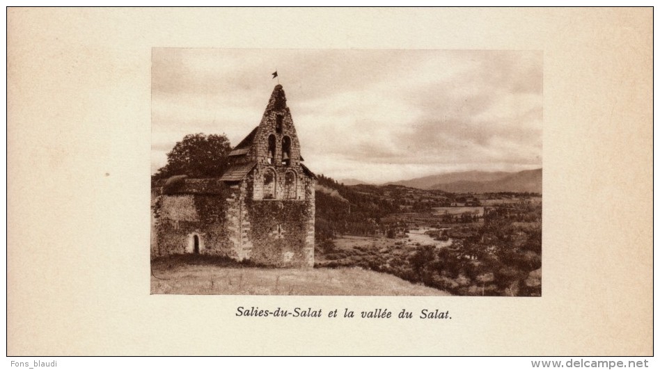 1933 - Héliogravure - Salies-du-Salat (Haute-Garonne) - La Vallée Du Salat -  FRANCO DE PORT - Non Classés