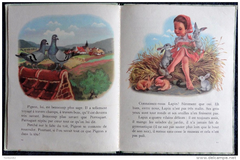 G. Delahaye / M. Marlier - Martine à La Ferme - Collection   " Farandole " - Casterman - ( 1954 ) . - Martine