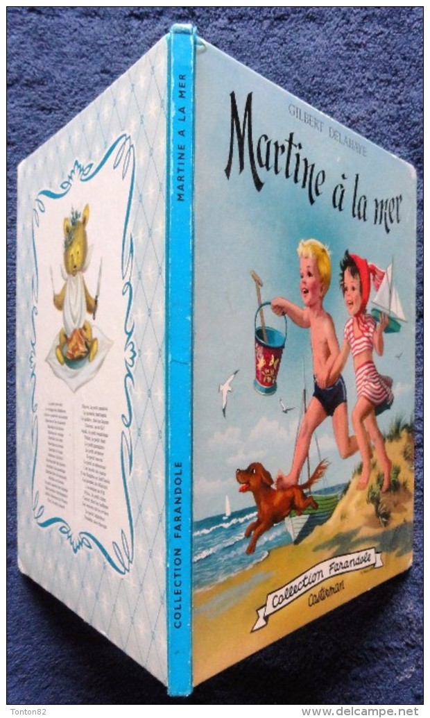 G. Delahaye / M. Marlier - Martine à La Mer    " Farandole " - Casterman - ( 1956 ) . - Martine