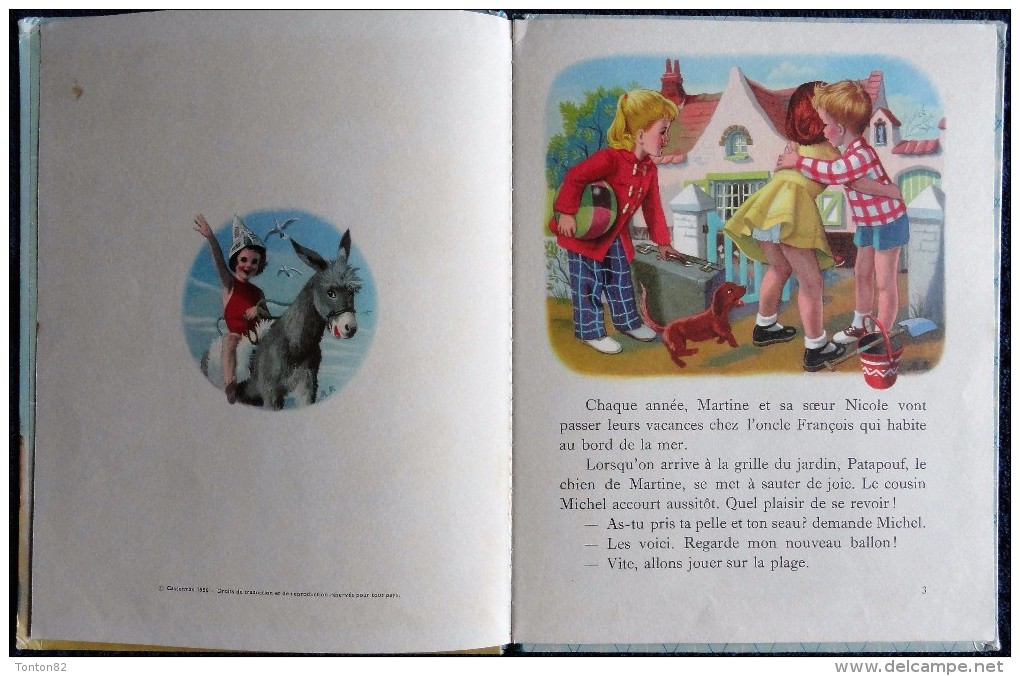 G. Delahaye / M. Marlier - Martine à La Mer    " Farandole " - Casterman - ( 1956 ) . - Martine