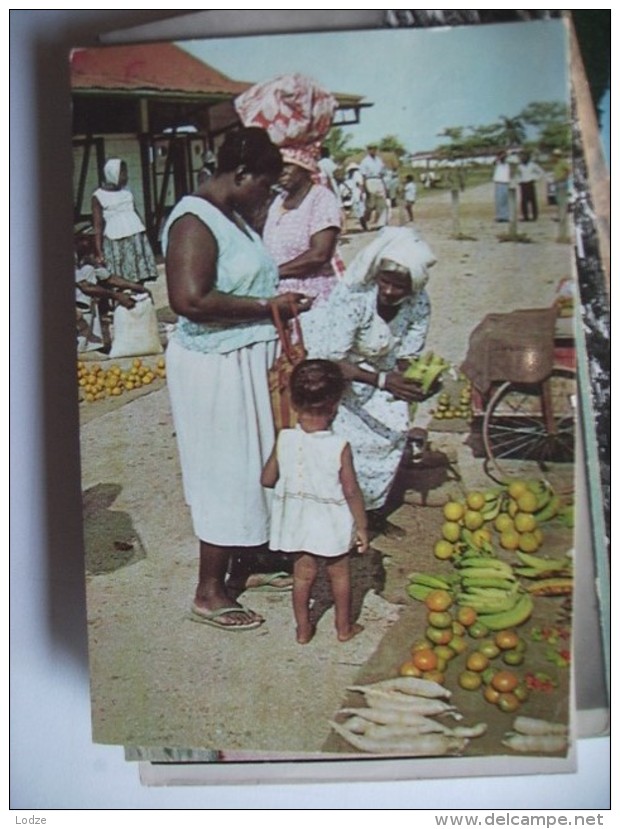 Suriname Surinam Dutch Guiana Market Scene - Surinam