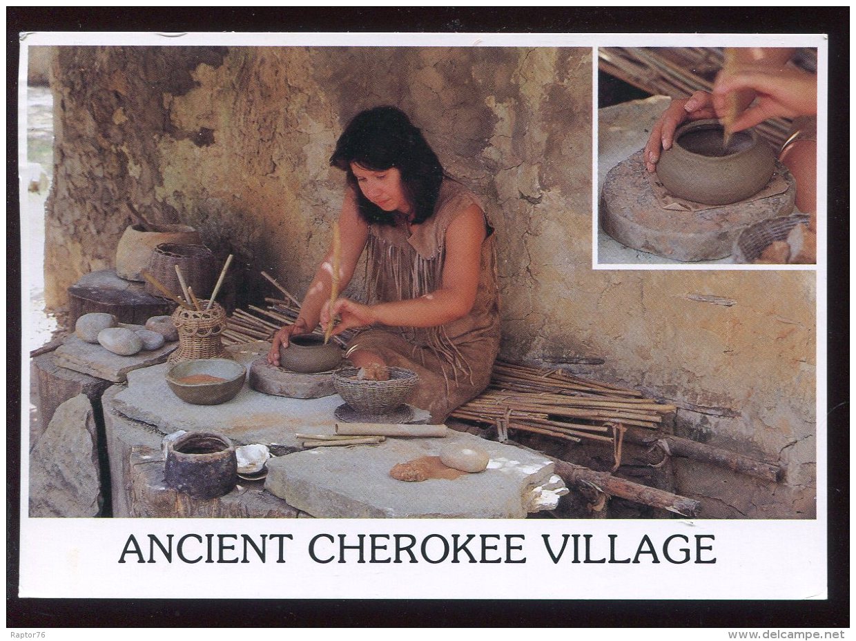 CPM Etats Unis TAHLEQUAH Oklahoma The Making Of Cherokee Ancient Pottery - Autres & Non Classés