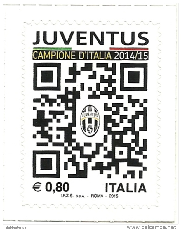 2015 - Italia 3643 Juventus Campione ---- - Unused Stamps