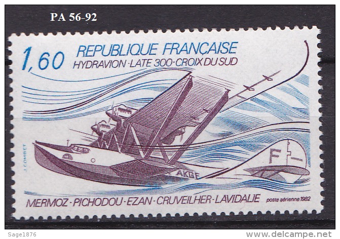 FRANCE POSTE AERIENNE N° 56*** - 1927-1959 Postfris