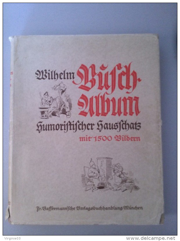 Neues Wilhelm Busch Album (histoires Humoristiques Dessinées) - Livres Anciens