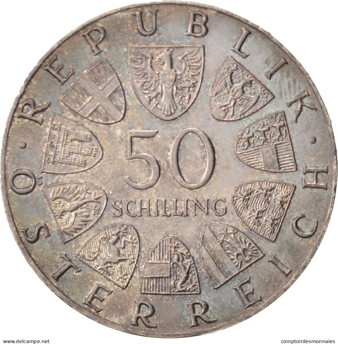 Monnaie, Autriche, 50 Schilling, 1973, SUP+, Argent, KM:2917 - Oesterreich