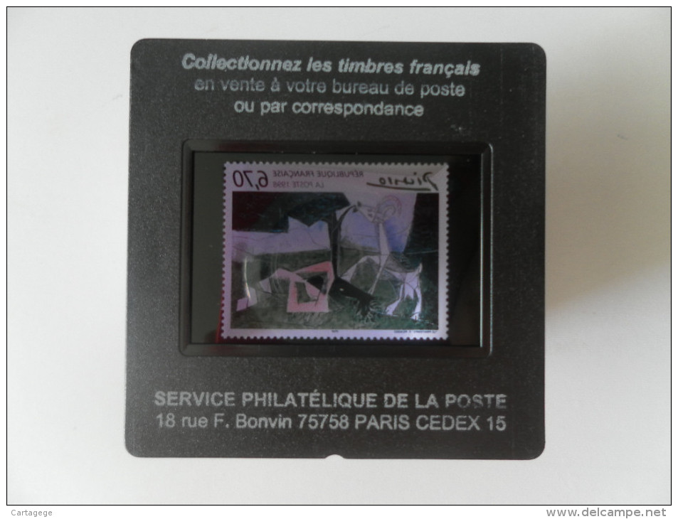 DIAPOSITIVE LA POSTE 27 - 1er Semestre 1998 : PICASSO NOUVEAUTE RARE - Diapositives