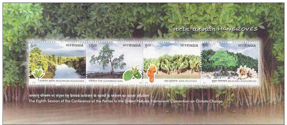 Miniature Sheet On Mangroves - Unused Stamps