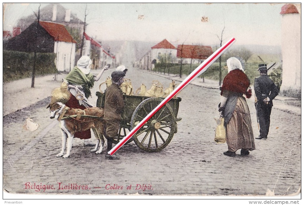 Belgique Laitières - Colère Et Dépit - Carte Colorée - Street Merchants
